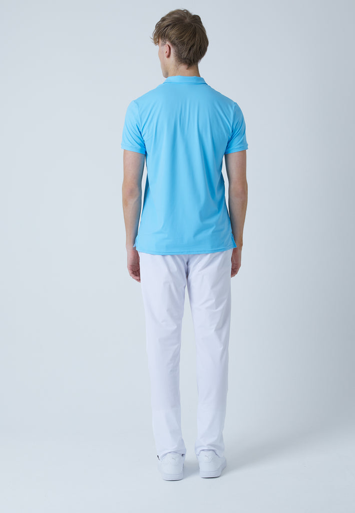 Jungen & Herren und Gender Tennis Poloshirt Herren & Jungen, hellblau von SPORTKIND