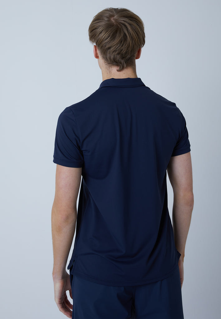 Jungen & Herren und Gender Tennis Poloshirt Herren & Jungen, navy blau von SPORTKIND