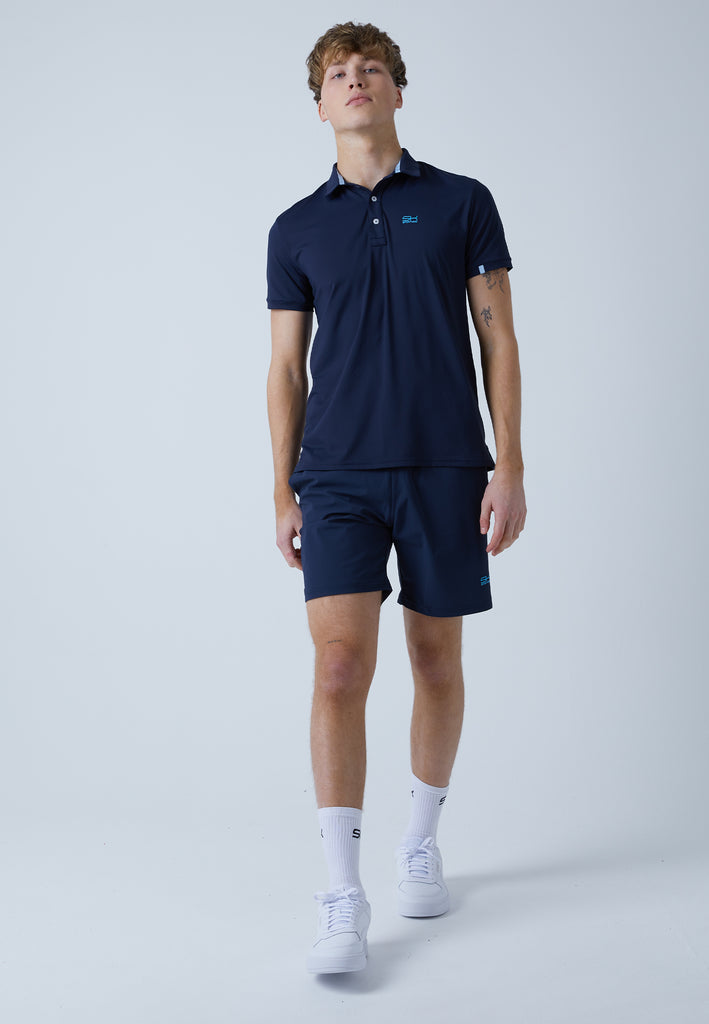 Jungen & Herren und Gender Tennis Poloshirt Herren & Jungen, navy blau von SPORTKIND