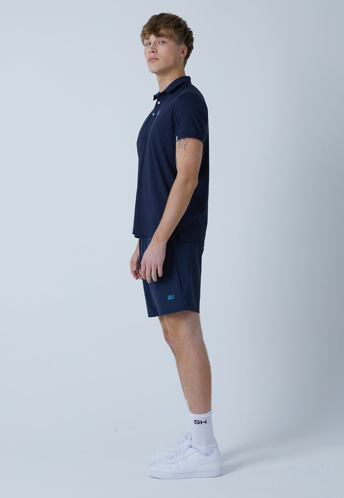 Jungen & Herren und Gender Tennis Poloshirt Herren & Jungen, navy blau von SPORTKIND