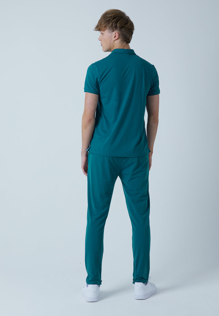 Jungen & Herren und Gender Tennis Poloshirt Herren & Jungen, petrol grün von SPORTKIND