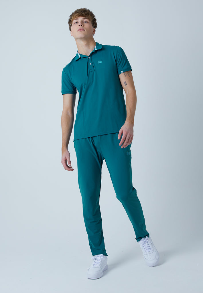 Jungen & Herren und Gender Tennis Poloshirt Herren & Jungen, petrol grün von SPORTKIND