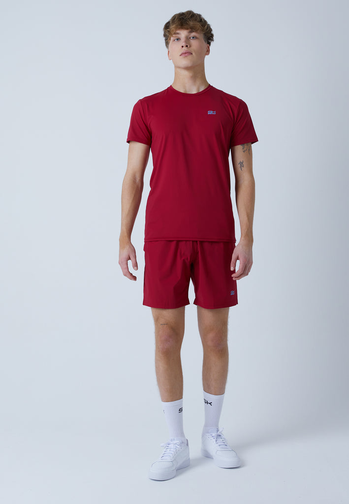 Jungen & Herren und Gender Tennis Shorts regular, bordeaux rot von SPORTKIND