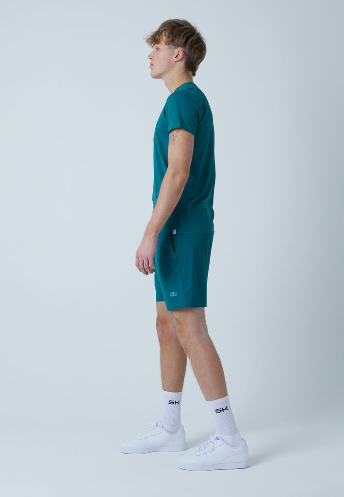 Jungen & Herren und Gender Tennis Shorts regular, petrol grün von SPORTKIND