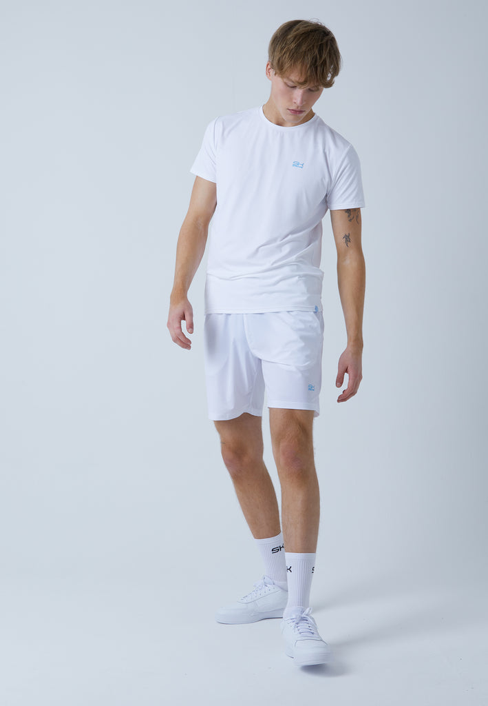 Jungen & Herren und Gender Tennis Shorts regular, weiß von SPORTKIND