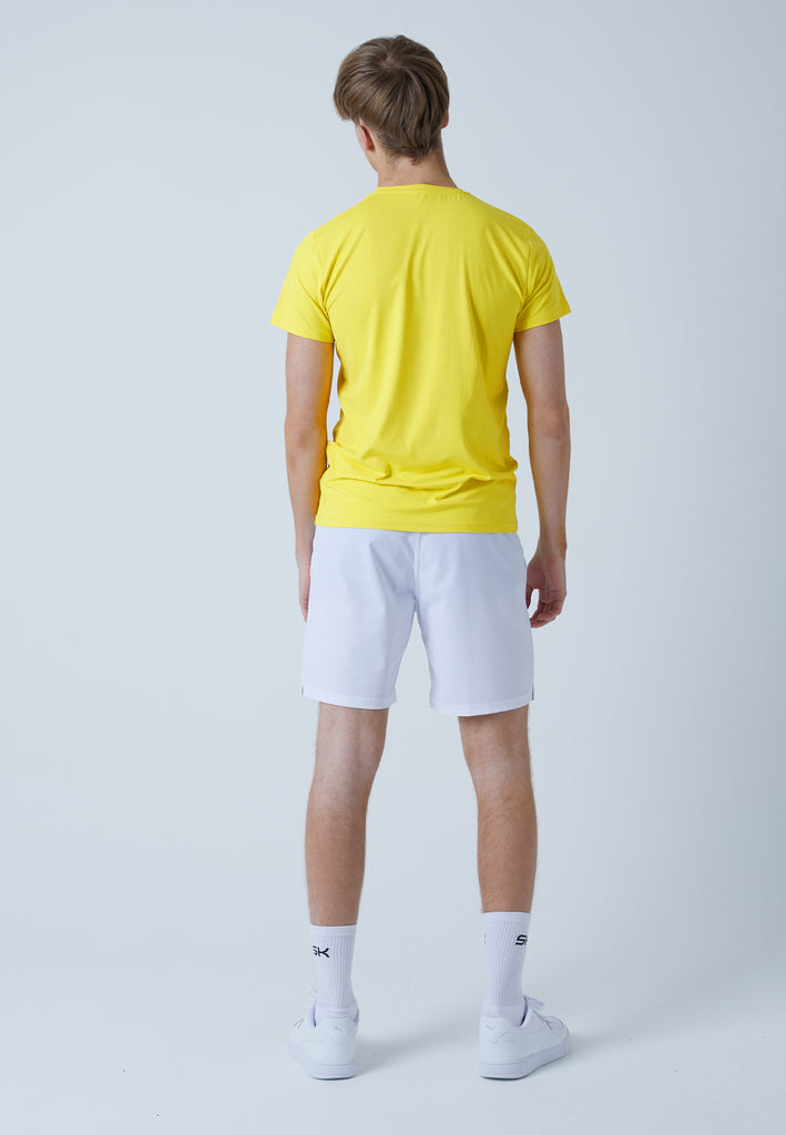 Jungen & Herren und Gender Tennis T-Shirt Rundhals, gelb von SPORTKIND