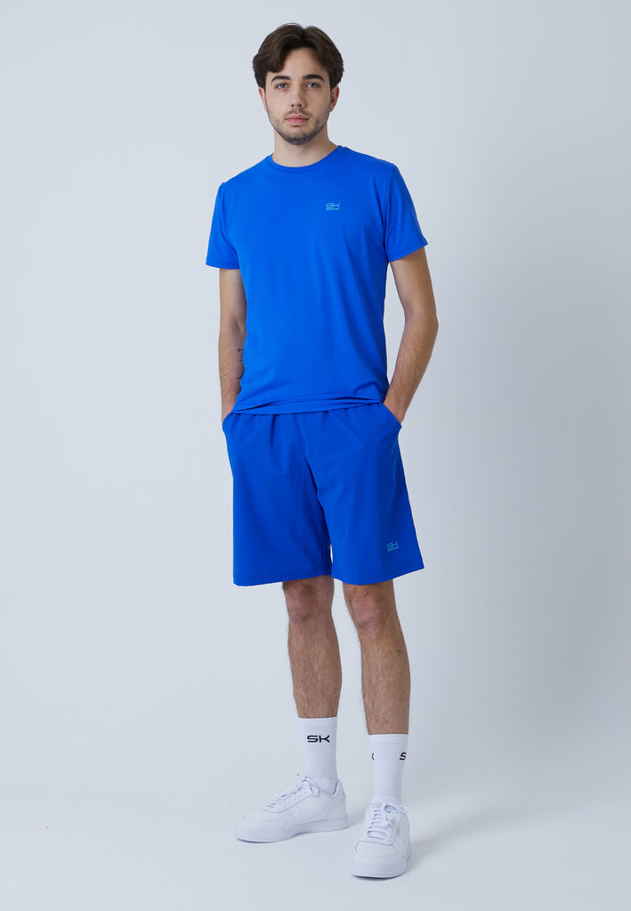 Jungen & Herren und Gender Tennis T-Shirt Rundhals, kobaltblau von SPORTKIND
