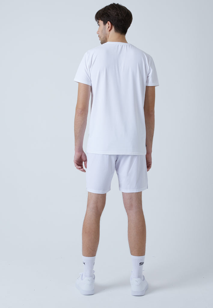 Jungen & Herren und Gender Tennis T-Shirt Rundhals, weiß von SPORTKIND