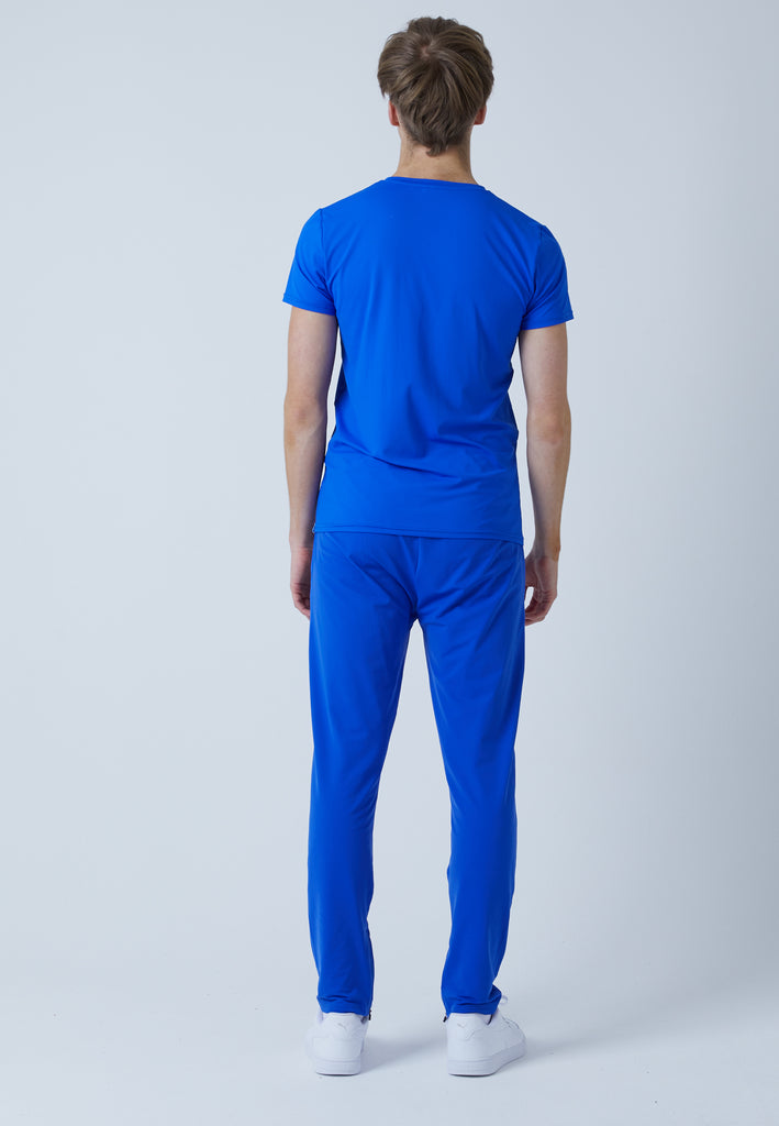 Jungen & Herren und Gender Tennis T-Shirt V-Ausschnitt Herren & Jungen, kobaltblau von SPORTKIND