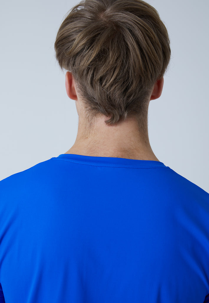 Jungen & Herren und Gender Tennis T-Shirt V-Ausschnitt Herren & Jungen, kobaltblau von SPORTKIND