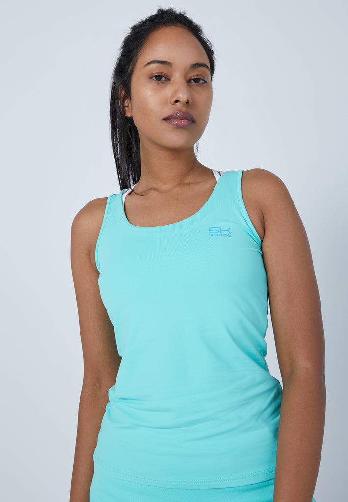 Mädchen & Damen und Gender Tennis Tanktop, mint von SPORTKIND