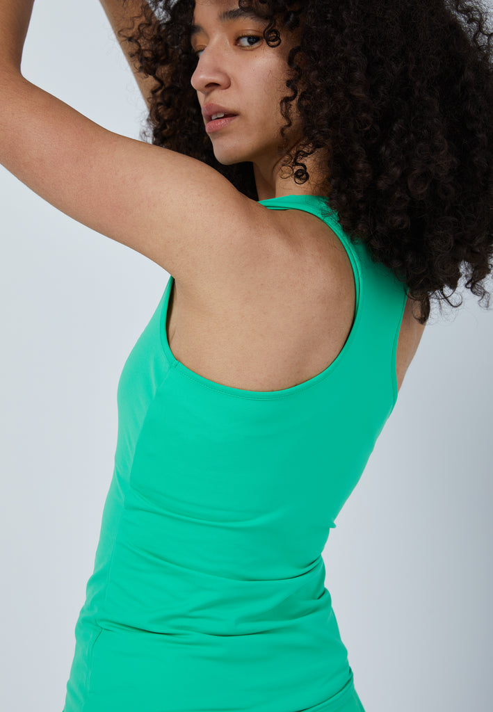 Mädchen & Damen und Gender Tennis Tanktop V-Neck, grün von SPORTKIND