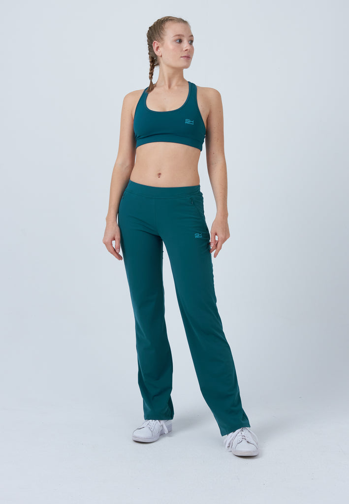 Mädchen & Damen und Gender Tennis Trainingshose lang, petrol grün von SPORTKIND