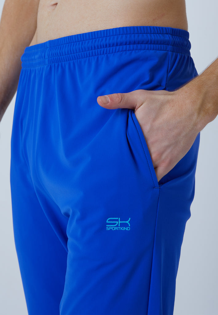 Jungen & Herren und Gender Tennis Trainingshose schmal, kobaltblau von SPORTKIND