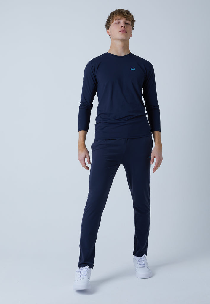 Jungen & Herren und Gender Tennis Trainingshose schmal, navy blau von SPORTKIND