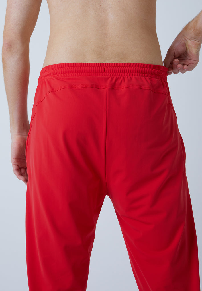 Jungen & Herren und Gender Tennis Trainingshose schmal, rot von SPORTKIND