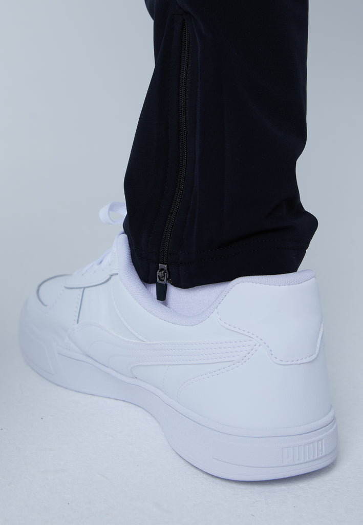 Jungen & Herren und Gender Tennis Trainingshose schmal, schwarz von SPORTKIND