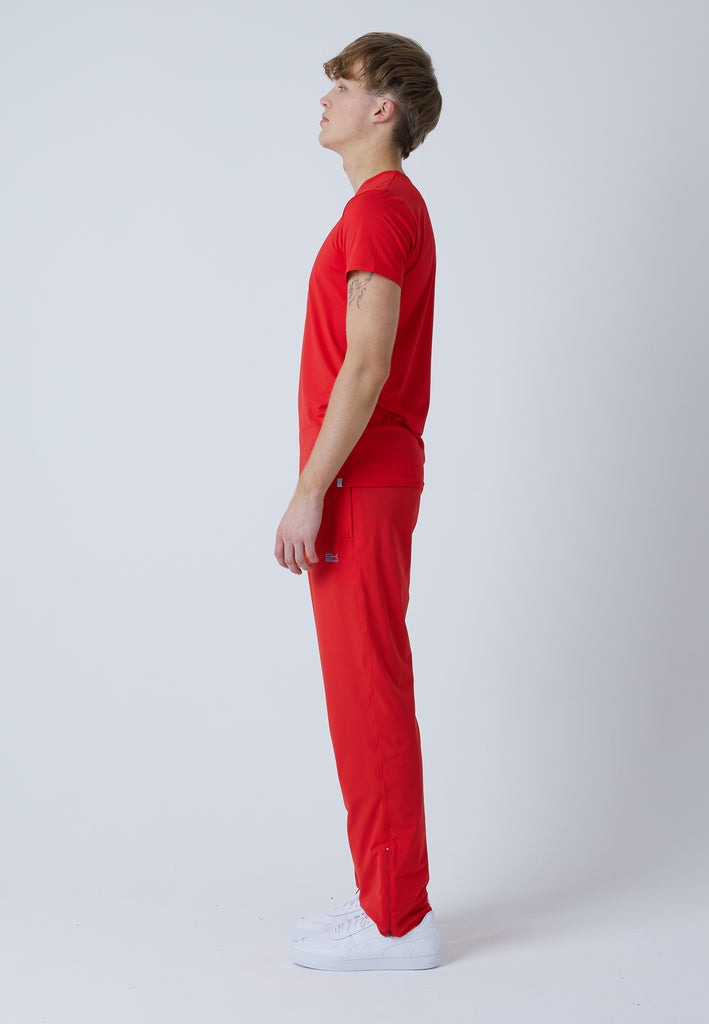 Jungen & Herren und Gender Tennis Trainingshose Woven, rot von SPORTKIND