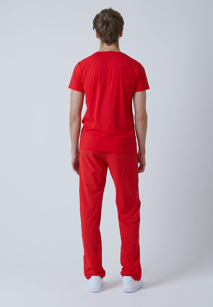 Jungen & Herren und Gender Tennis Trainingshose Woven, rot von SPORTKIND