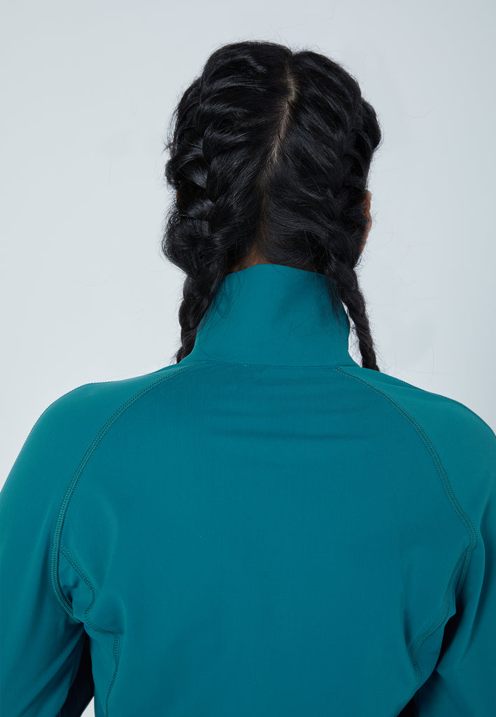 Mädchen & Damen und Gender Tennis Trainingsjacke, petrol grün von SPORTKIND