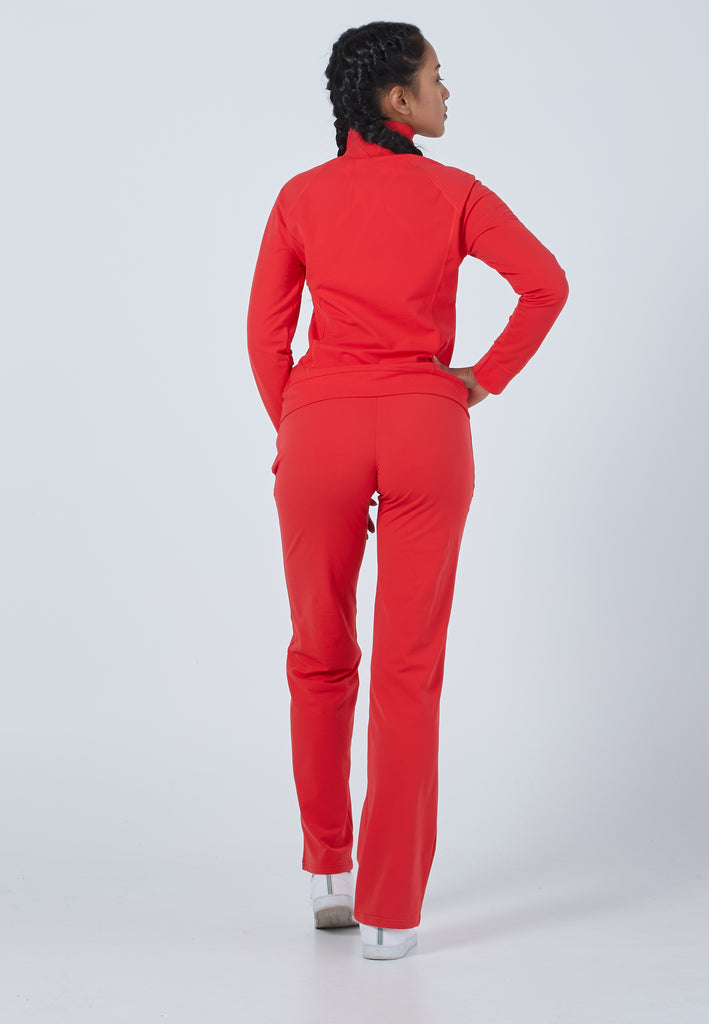 Mädchen & Damen und Gender Tennis Trainingsjacke, rot von SPORTKIND