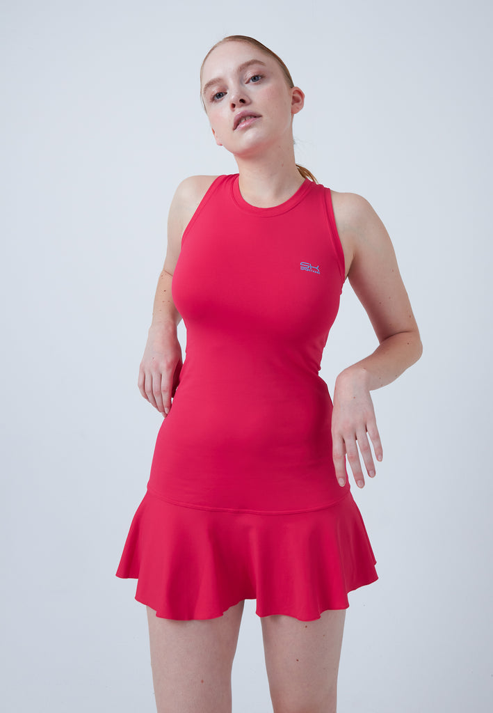 Mädchen & Damen und Gender Tenniskleid Performance, pink von SPORTKIND