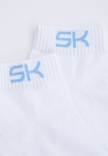 Unisex und Gender Tennissocken, weiss von SPORTKIND