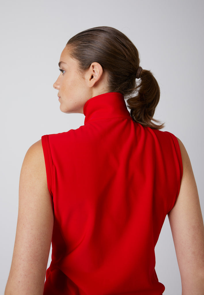 Mädchen & Damen und Gender Thermo Tennisweste Eco, rot von SPORTKIND