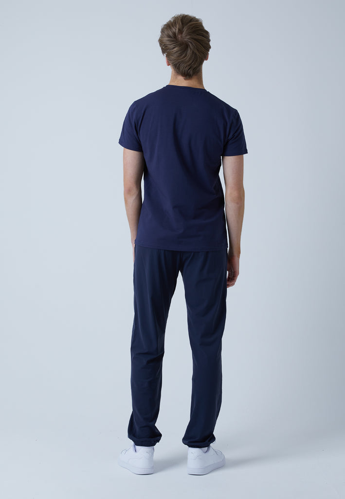 Jungen & Herren und Gender Training T-Shirt Baumwolle Herren & Jungen, navy blau von SPORTKIND
